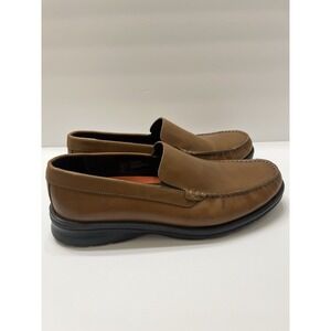 Rockport Palmer Venetian Loafer Cognac Leather Men's 12M Slip On Moc Trutech